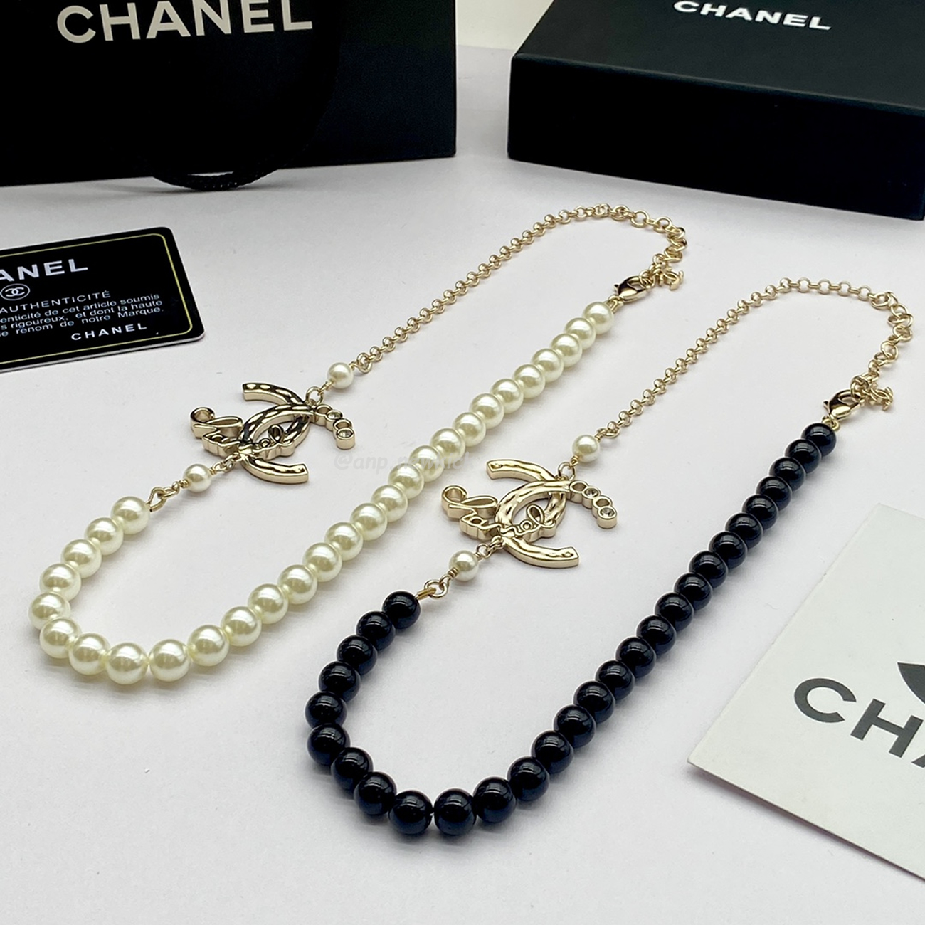 Chanel Cc Pearl Necklace (2) - www.newkick.vip